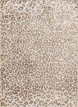 Tan Bonhill Leopard Print Area Rug