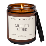 Mulled Cider Soy Candle - Amber Jar - 9 oz
