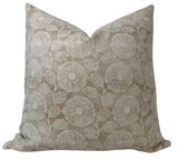 Freedia Pillow Cover in Dune, Susan Connor Textiles