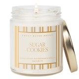Sugar Cookies Soy Candle - 9 oz Patterned Clear Jar