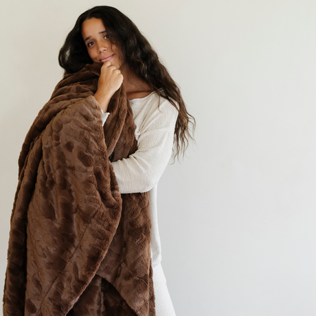 Faux Fur Throw Blankets