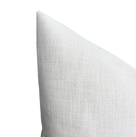 Outdoor Rough 'n Rowdy Woven Pillow Cover in Chalk, Perennials Textiles