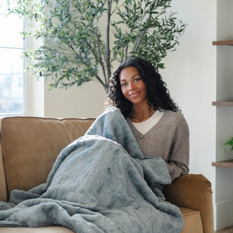 Faux Fur Throw Blankets