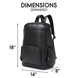 Leisure Luxe 27L Vegan Leather Backpack
