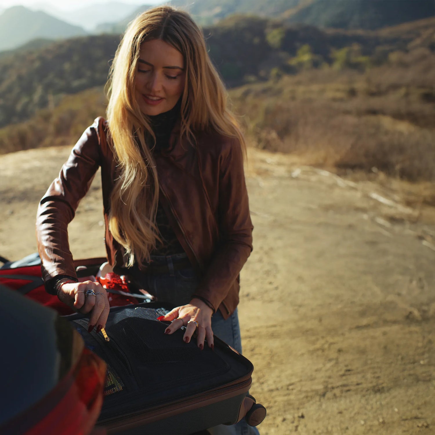 Luxe Journey Expandable 5 Piece Retro Luggage Set