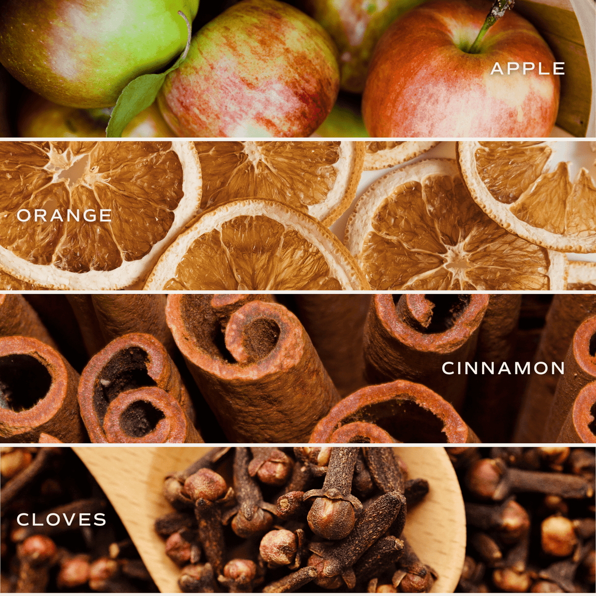 Fall Leaves Soy Candle - Clear Jar - 9 oz