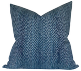 Kantha Pillow Cover in Navy Blue, Maresca Textiles