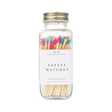 Multicolor Rainbow Safety Matches - 60 Count, 3.75"