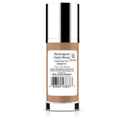 Neutrogena Hydro Boost Hydrating Tint Liquid Foundation with Hyaluronic Acid 115 Cocoa - Imperfect Container
