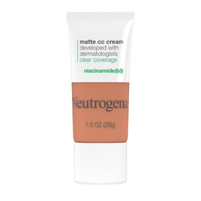 Neutrogena Clear Coverage Flawless Matte Color Correcting Cream, Full-Coverage 7.5 Ginger - New