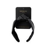 Kristin Ess The Luxe Vegan Leather Headband Black - New