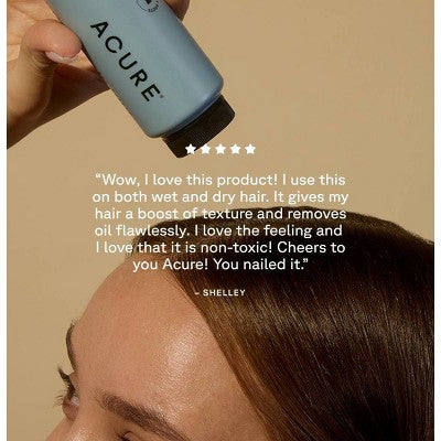 Acure All Hair Types Dry Shampoo 1.7 fl oz - New