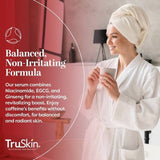TruSkin Caffeine Facial Serum with Matcha Green Tea and Ginseng 1 fl oz - New