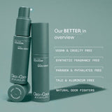 cleo+coco. Body and Hair Antiperspirants and Deodorant Powder Basil Mint 0.88oz - New