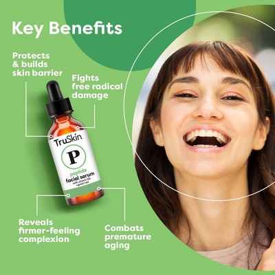 TruSkin Peptide Facial Serum with Vitamin B5 and Green Tea 1 fl oz - New