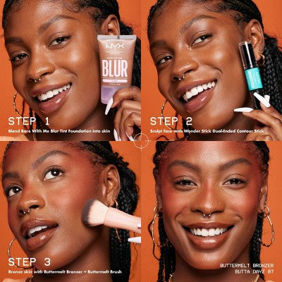 NYX Professional Makeup Buttermelt Bronzer 03 Deserve Butta (Light Medium Neutral) 0.17oz - New