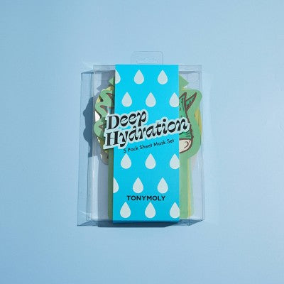 TONYMOLY Deep Hydration Sheet Mask Set 5ct - New