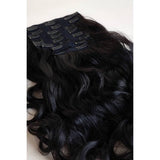Curlkalon Soft Curl 10 inch Clip-In Natural Black Hair Extensions 9ct - Imperfect Box