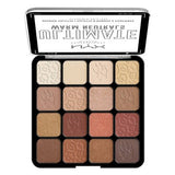 NYX Professional Makeup Ultimate Eyeshadow Palette Warm Neutrals 0.32oz - Imperfect Container
