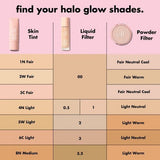e.l.f. Halo Glow Liquid Filter Highlighter 0.5 Fair 1.06 fl oz - New