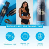 Bondi Sands 1 Hour Express Self Tanning Foam Fragrance Free 6.76 fl oz - New