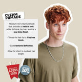 American Crew Men's Light Hold and Low Shine Hair Styling Cream Pomade 3oz - New