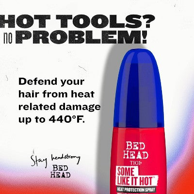 TIGI Bed Head Some Like It Hot Heat Protection Spray for Heat Styling 3.38 fl oz - New