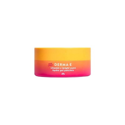 derma e Vitamin C Bright Eyes Hydro Gel Patches 60ct - New