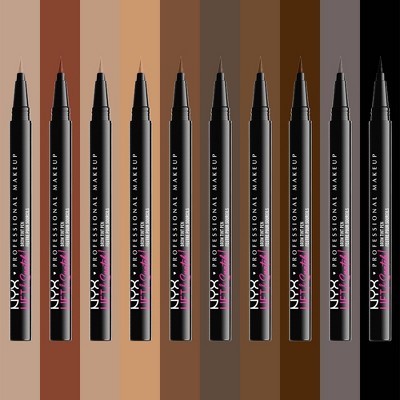 NYX Professional Makeup Lift N Snatch! Brow Tint Pen Black 0.03 fl oz - New