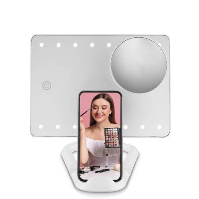 Conair LED Hollywood Lighted Social Media Makeup Mirror White - Imperfect Box