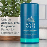OARS + ALPS Men's Sensitive Roll-On Natural Deodorant Deep Sea Glacier 2.6oz - New
