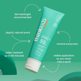 thinksport Kids Mineral Sunscreen Lotion SPF 50 3 fl oz - Imperfect Container