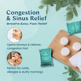 Body Restore Shower Steamers with 100% Natural Essential Oil Eucalyptus & Mint 6ct - New