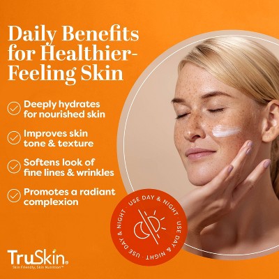 TruSkin Vitamin C Brightening Moisturizer For Face with Vitamin C, Vitamin B5, Vitamin E, Jojoba Oil & Aloe Vera 2 fl oz - New
