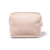Sonia Kashuk Loaf Makeup Bag Blush Faux Croc - New