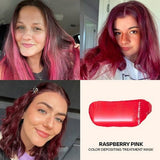 Overtone Raspberry Pink Hair Mask Semi-Permanent Hair Dye & Color Conditioner - New