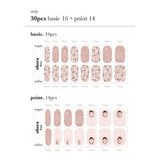 Ohora Gel Nail Gem Line Coco Tweed 30ct - New