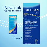 Differin Retinoid Acne Treatment; Adapalene Gel 0.1% 45g/1.6oz - New