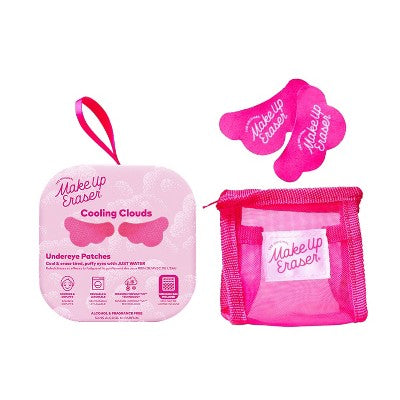 MakeUp Eraser Cooling Clouds Under-Eye Patches With Laundry Bag 1ct - New
