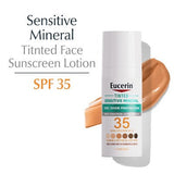 Eucerin Sensitive Tinted Mineral Face Sunscreen SPF 35 1.7 fl oz - Imperfect Box