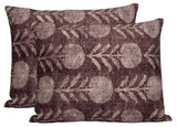 Zinnia Pillow Cover in Berry, McLaurin + Piercy Textiles