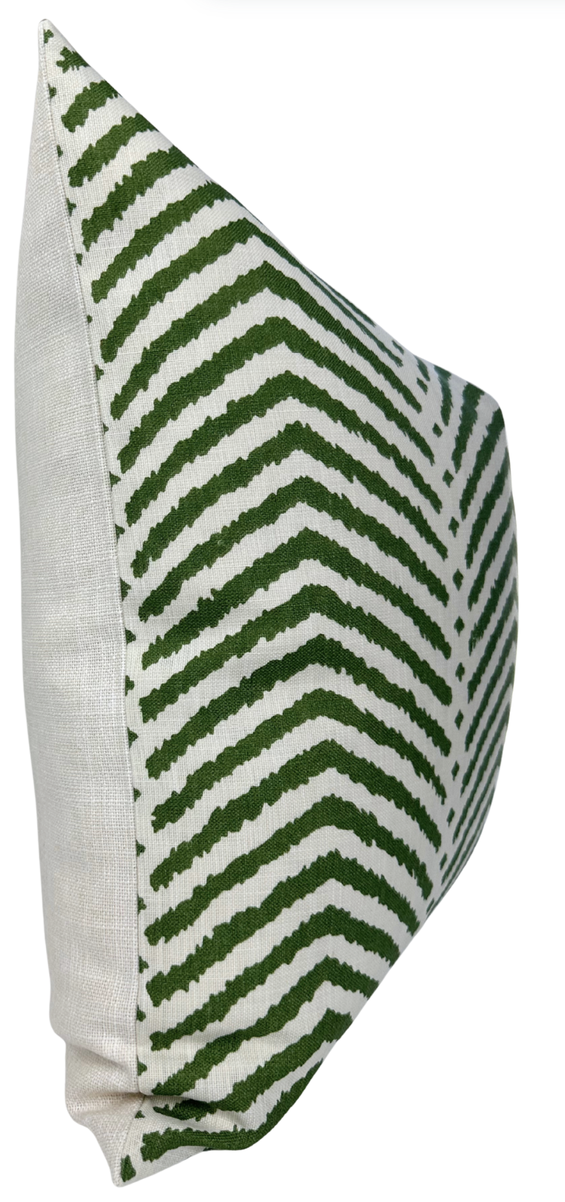 La Jolla Pillow Cover in Verde Green, Schumacher Textiles
