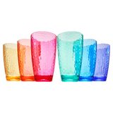 Madrid Acrylic Highball Glassware, Set of 6