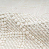 Ramsbury Beige Trellis Wool Rug