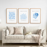 Light Blue Henri Matisse Exhibition Art Set