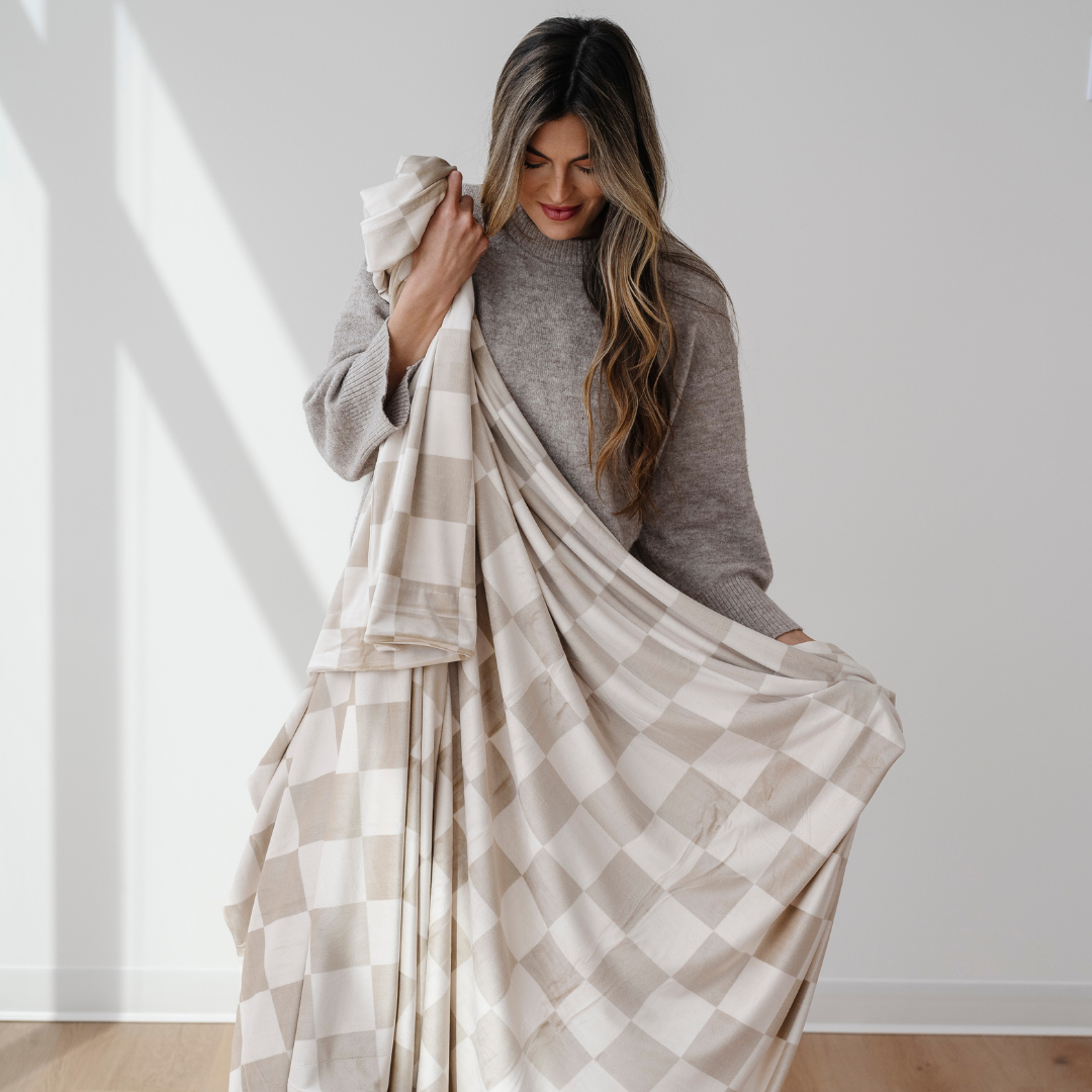 Minky Stretch XL Throw Blankets