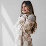 Minky Stretch Throw Blankets