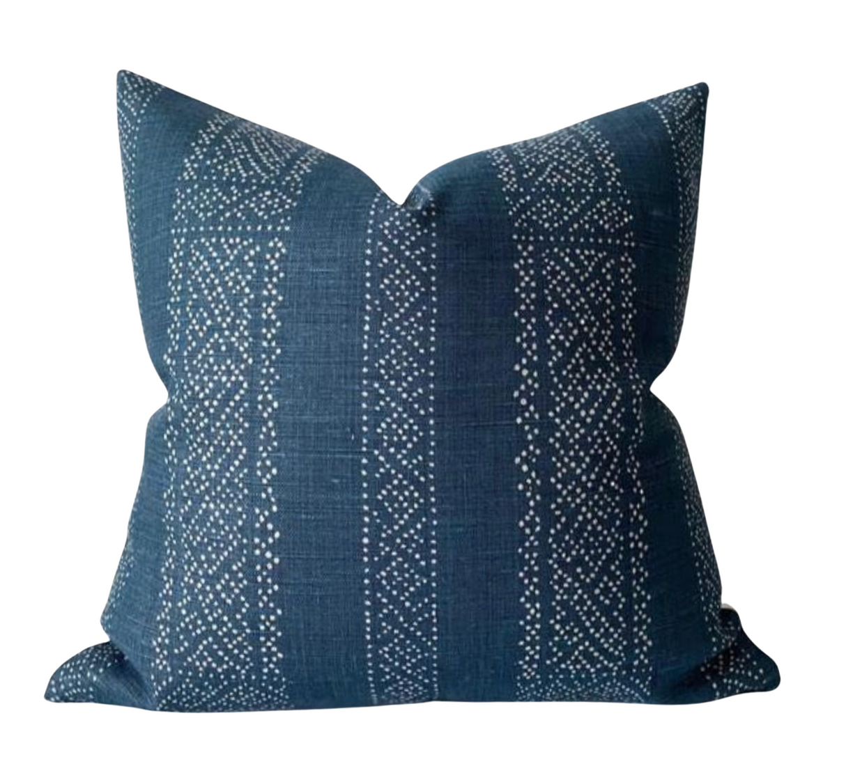 Miguel Pillow Cover in Indigo, McLaurin + Piercy Textiles
