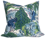 Pagoda Pillow Cover in Blue