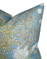 Protea Performance Pillow Cover in Spa Blue